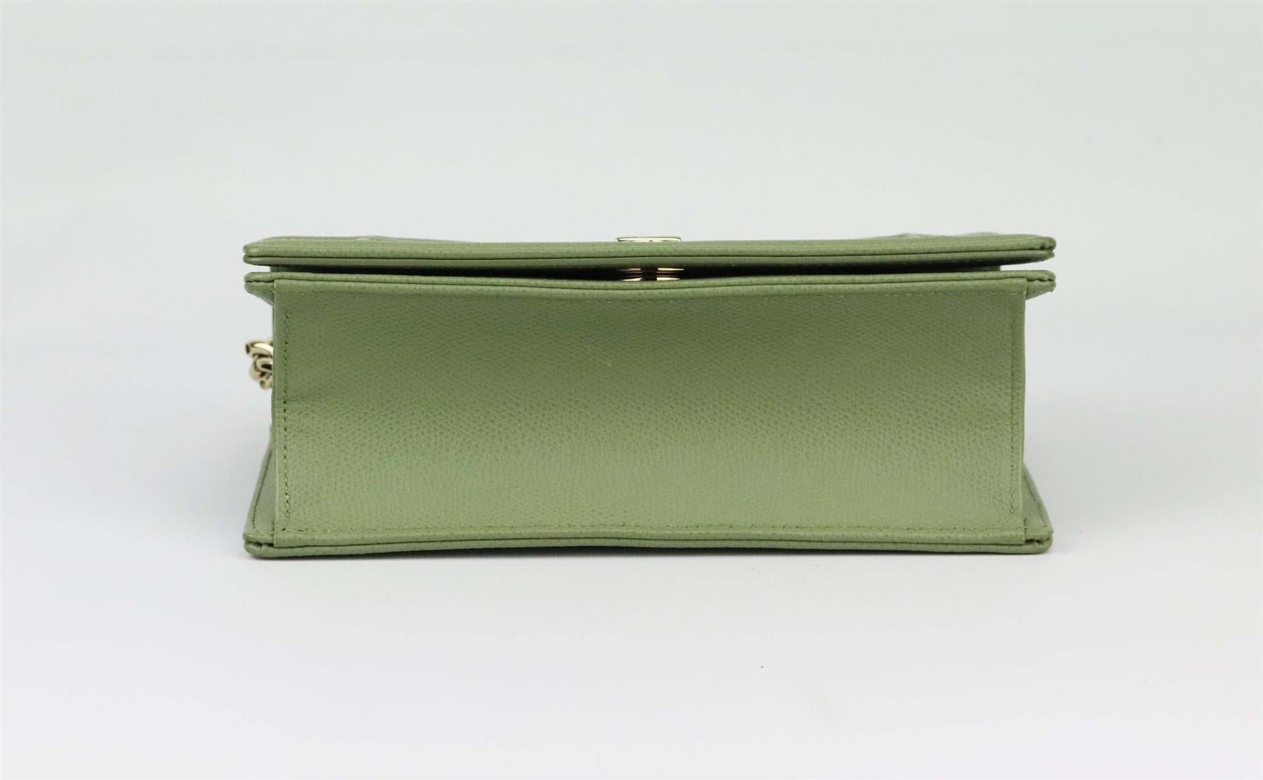 Christian Dior Diorama Small Leather Shoulder Bag  In Excellent Condition For Sale In London, GB