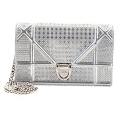 Christian Dior Diorama Wallet on Chain Cannage Embossed Calfskin