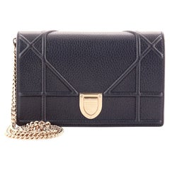 Christian Dior Diorama Wallet on Chain Leather