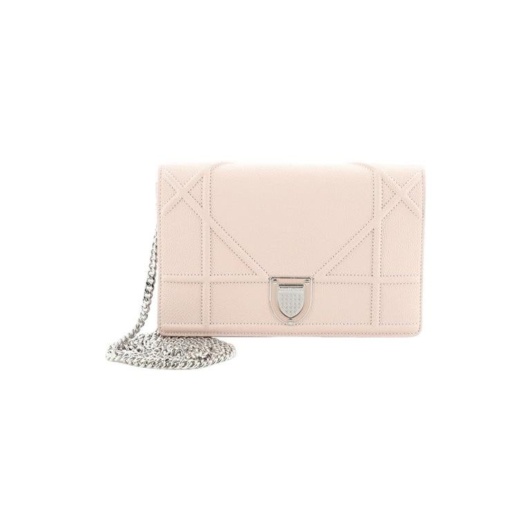 Christian Dior Diorama Wallet On Chain Leather