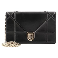 Christian Dior Diorama Wallet on Chain Leather