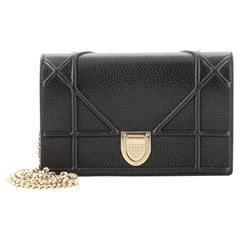 Christian Dior Diorama Wallet on Chain Leather
