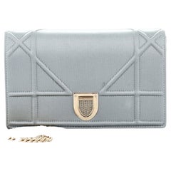 Christian Dior Diorama Wallet on Chain Satin