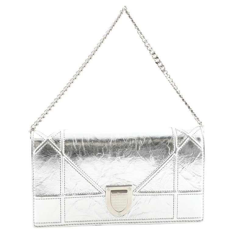 Dior Bag Diorama Silver at 1stDibs