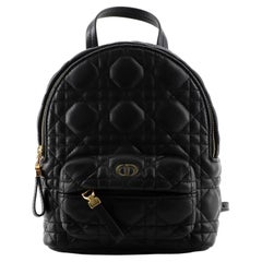 Christian Dior Dioramour Backpack Cannage Quilt Lambskin Mini
