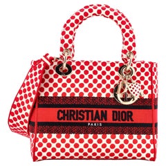 Christian Dior DiorAmour Lady D-Lite Bag Printed Canvas Medium