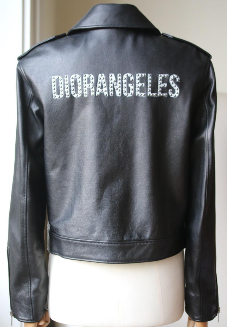 Christian Dior Diorangeles Leather Biker Jacket