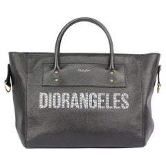 Christian Dior Diorangeles Studded Leather Tote Bag