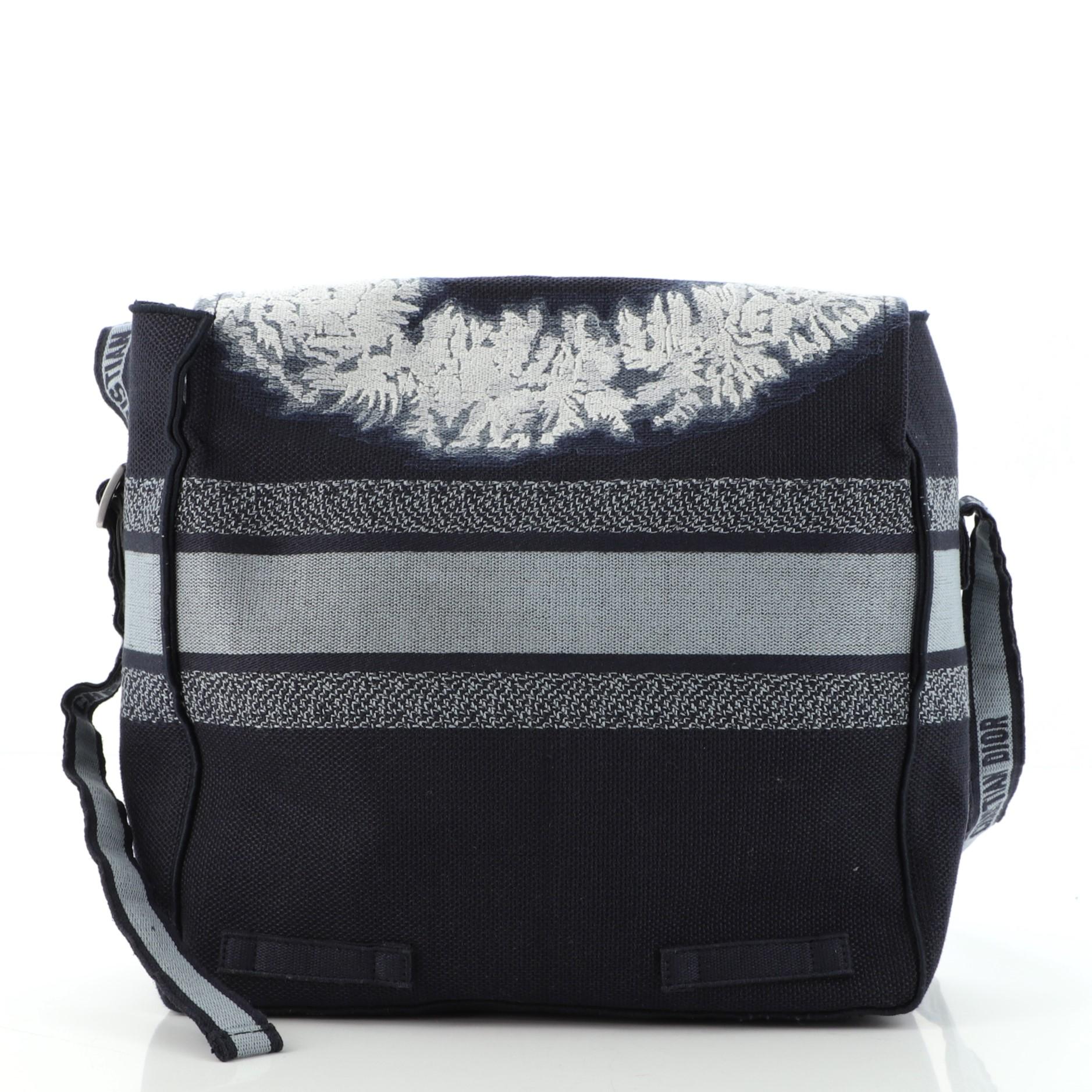 Christian Dior Diorcamp Messenger Bag Embroidered Canvas at 1stDibs