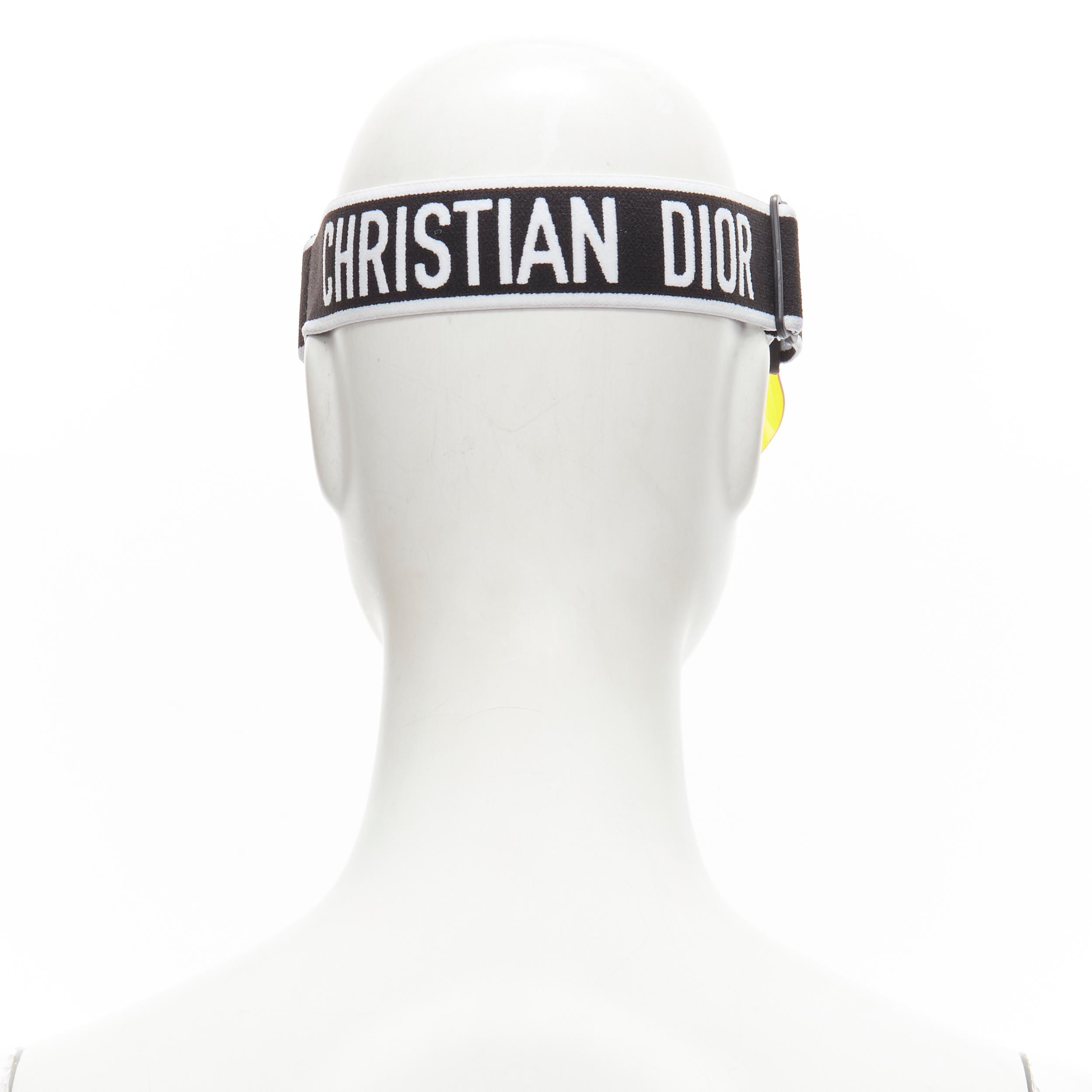 CHRISTIAN DIOR DiorClub1 Signierter gelber Schildpatt-Hut Damen im Angebot