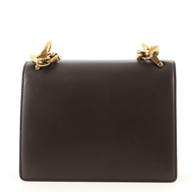 Black Christian Dior DiorDirection Flap Bag Leather