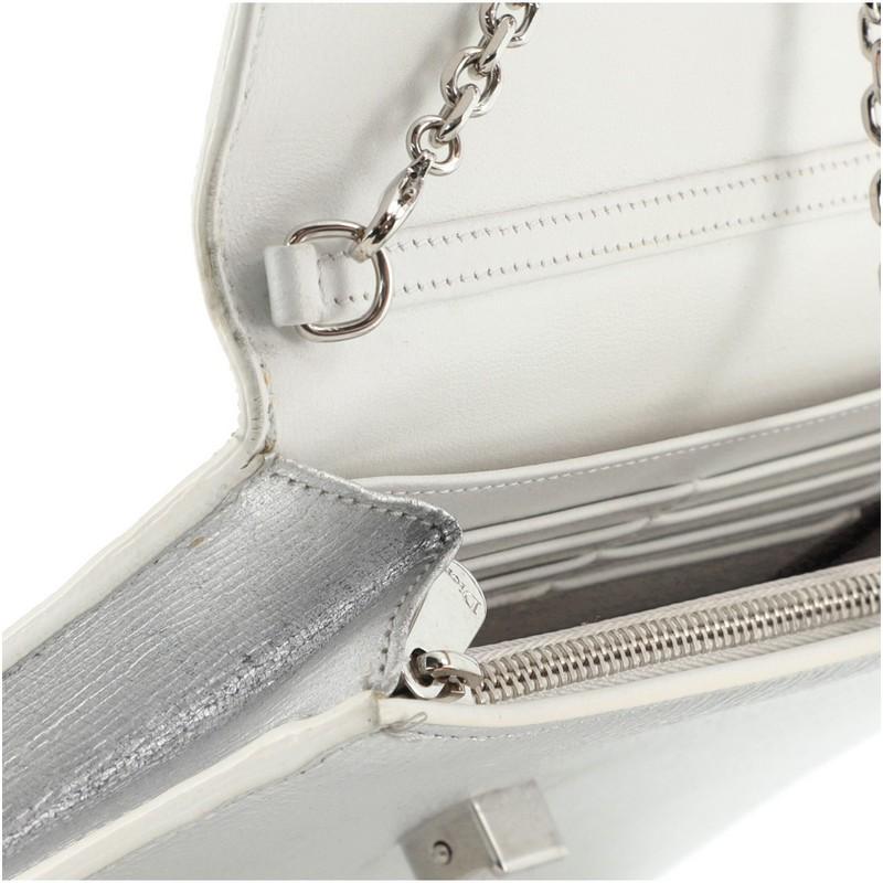 Christian Dior Diorever Chain Wallet Leather 3