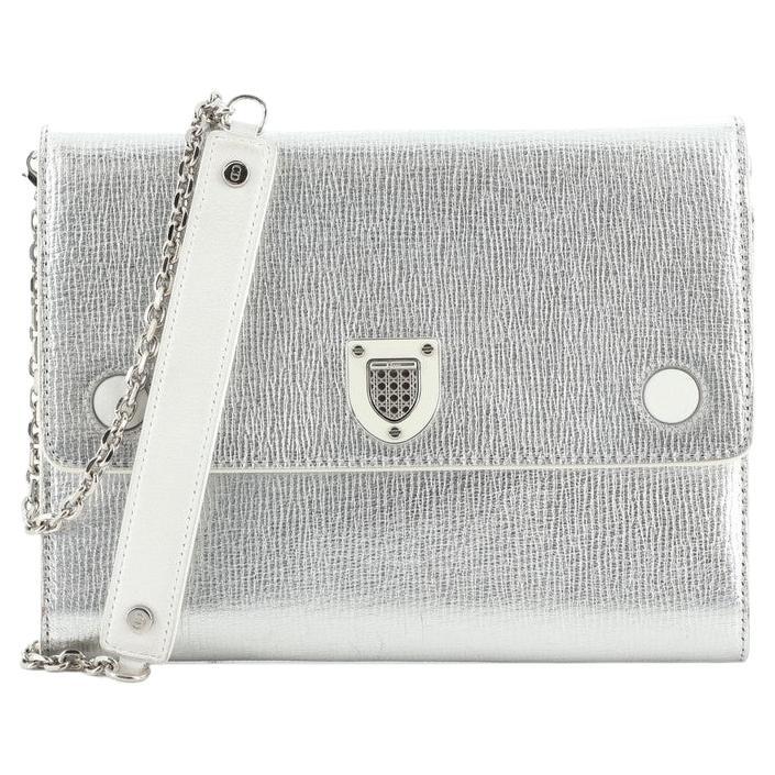 Christian Dior Diorever Chain Wallet Leather