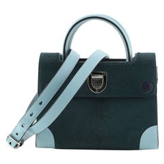 Christian Dior Diorever Handtasche Kalbshaar mit Leder Mini