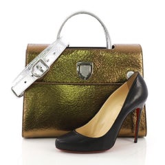Christian Dior Diorever Handbag Leather Medium