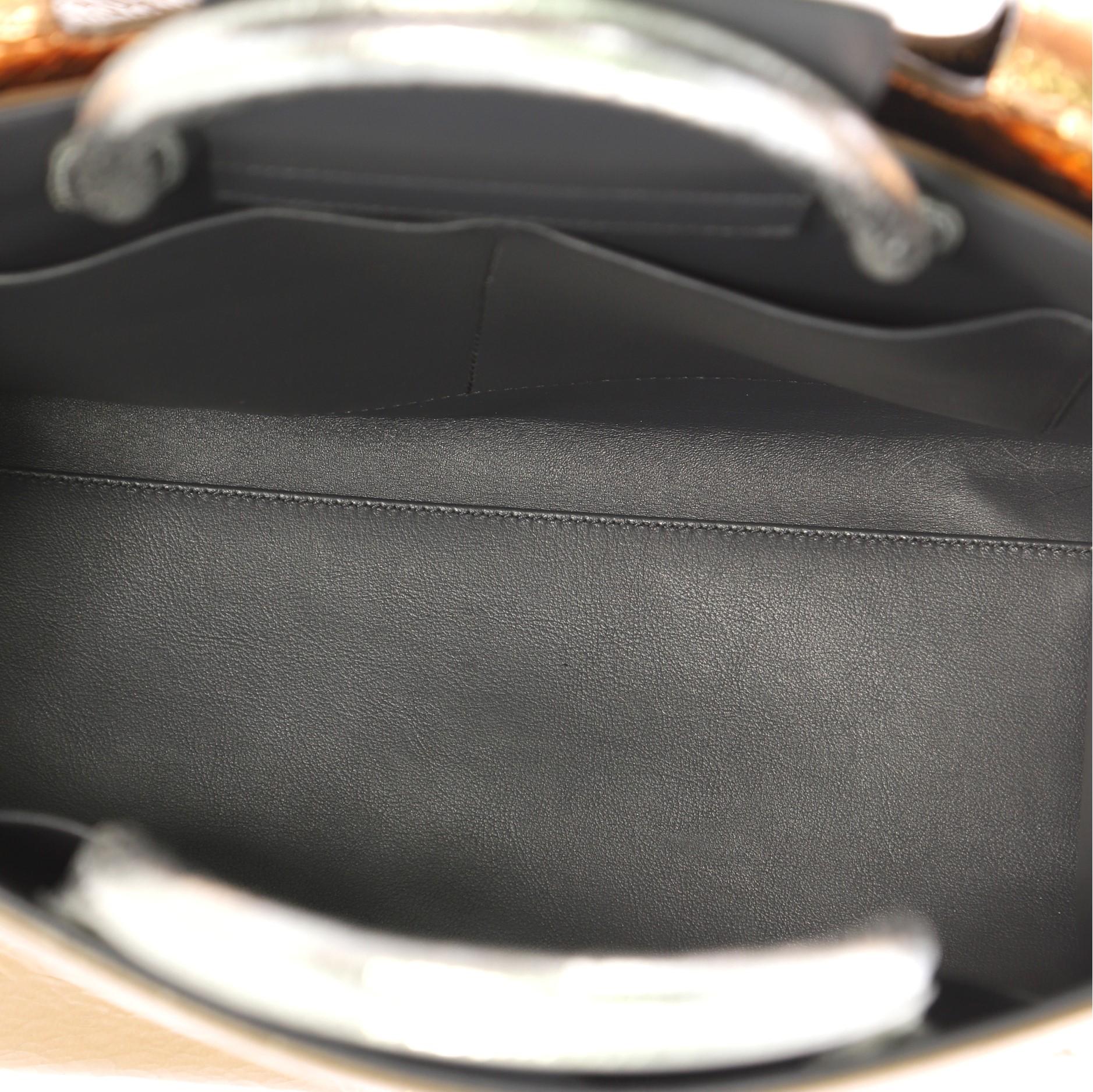 Christian Dior Diorever Handbag Leather Medium  1