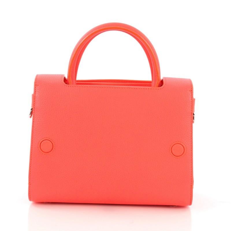 Red Christian Dior Diorever Handbag Leather Mini