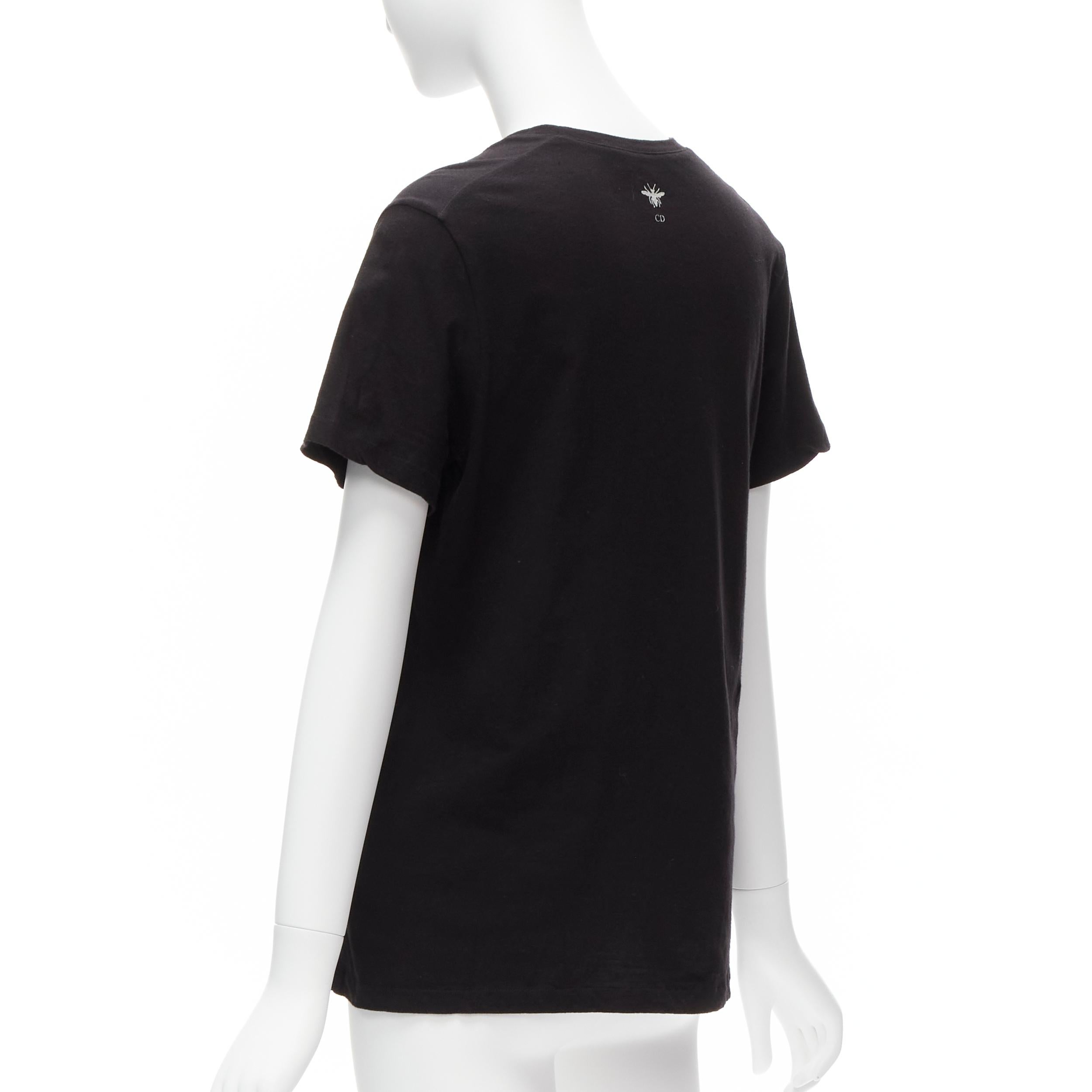 CHRISTIAN DIOR Diorevolution black cotton linen logo print CHRISTIAN DIOR Diorevolution black cotton linen logo print
