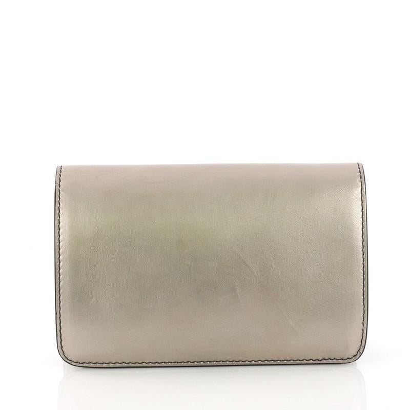 Christian Dior Dio(r)evolution Clutch Leather Small In Good Condition In NY, NY