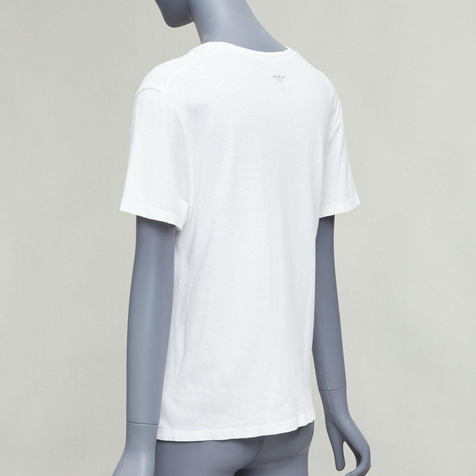 Christian Dior Dio(r)evolution crema, grigio, cotone e lino lavato, tshirt S. White in vendita 1