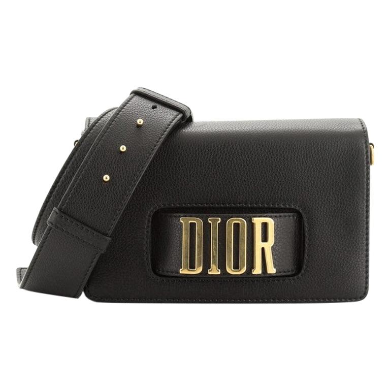 Christian Dior Dio(R)Evolution Flap Bag Leather Medium 