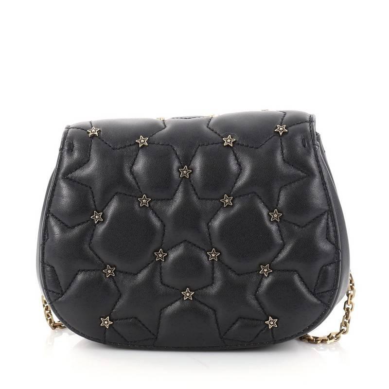 Christian Dior Dio(r)evolution Round Clutch with Chain Studded Leather Small In Good Condition In NY, NY