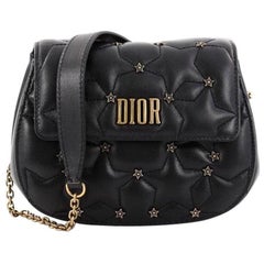 Christian Dior Dio(r)evolution Round Clutch with Chain Studded Leather Small