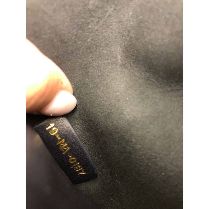 Black Christian Dior Dio(R)Evolution Top Handle Flap Bag Leather Medium 
