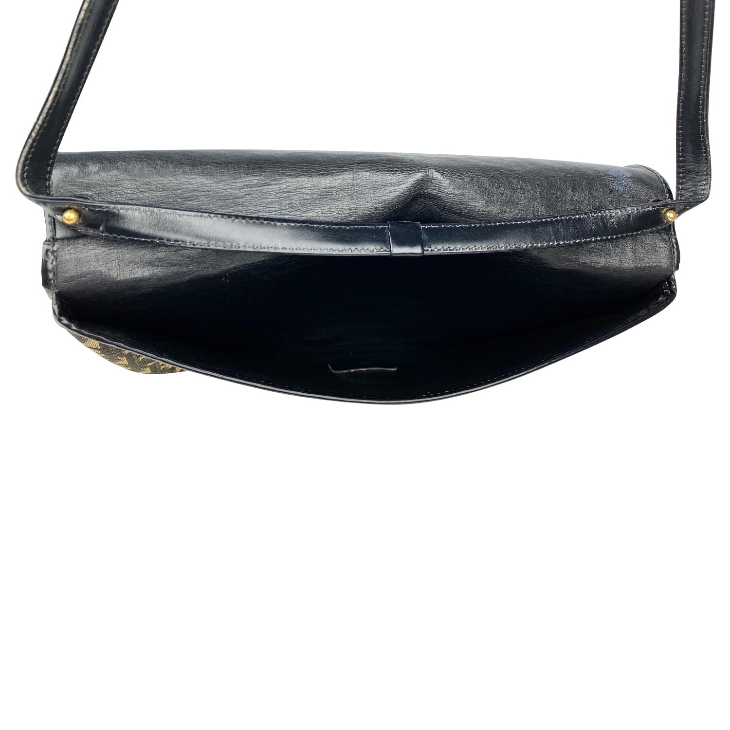 Christian Dior Diorissimo Black and Tan Shoulder Bag 2
