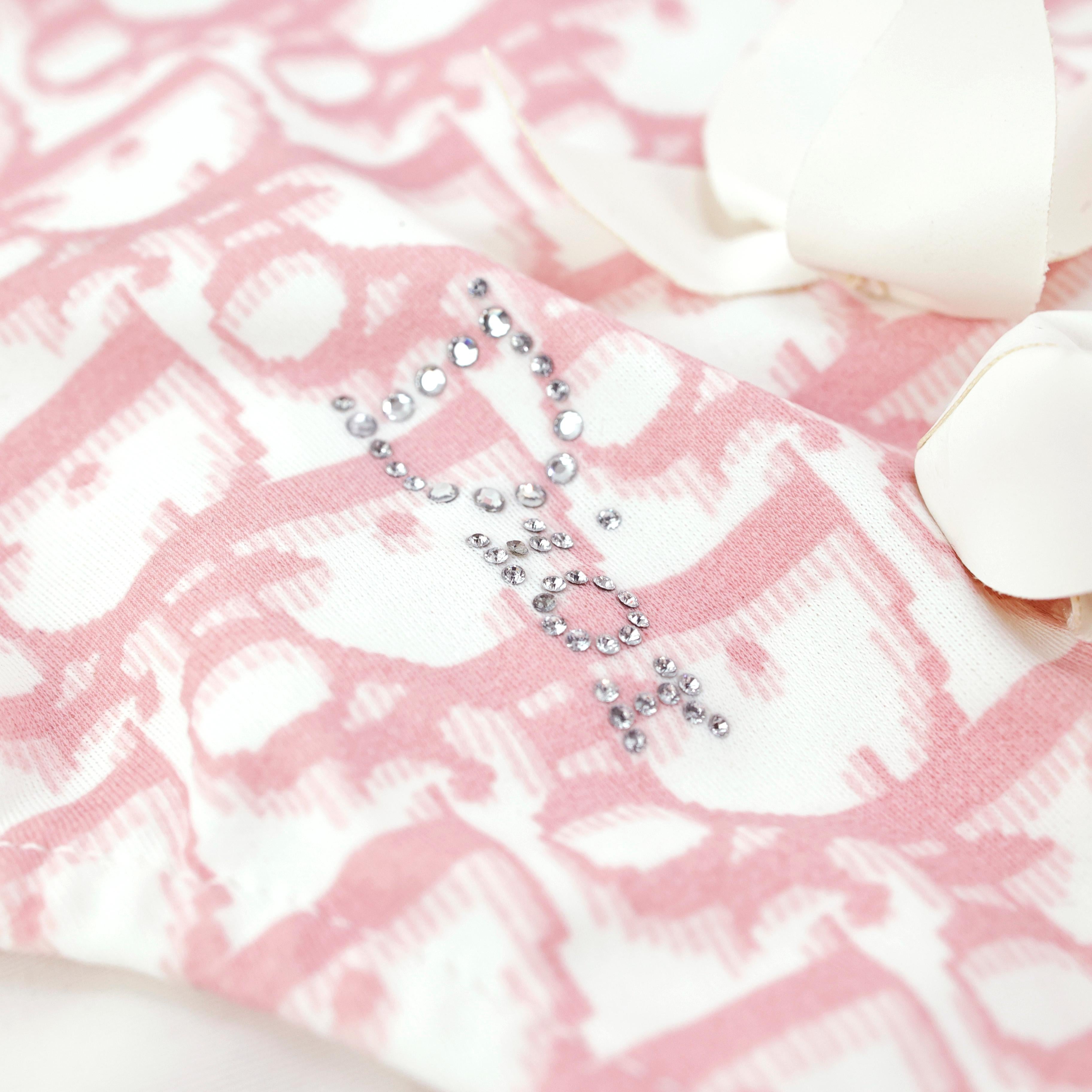 Christian Dior Diorissimo Girly Floral Embellished one-piece swimsuit For Sale 1