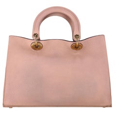 Christian Dior Diorissimo Grained Calfskin Medium Leather Tote Bag