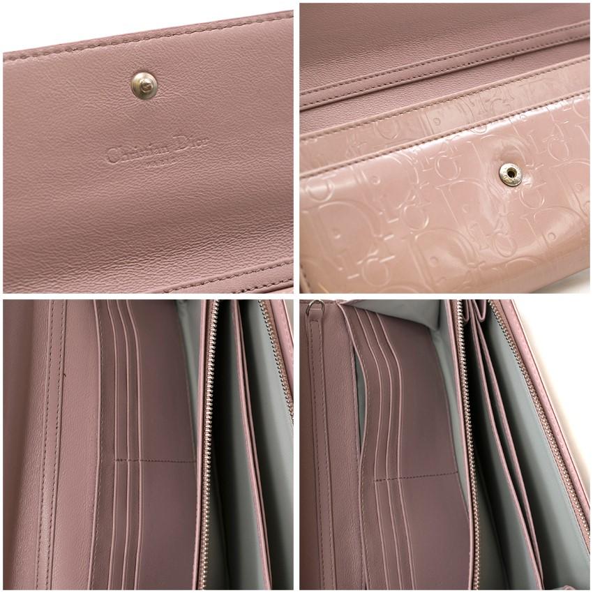 Christian Dior Diorissimo Patent Leather Chain Wallet 3