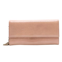 Christian Dior Diorissimo Patent Leather Chain Wallet