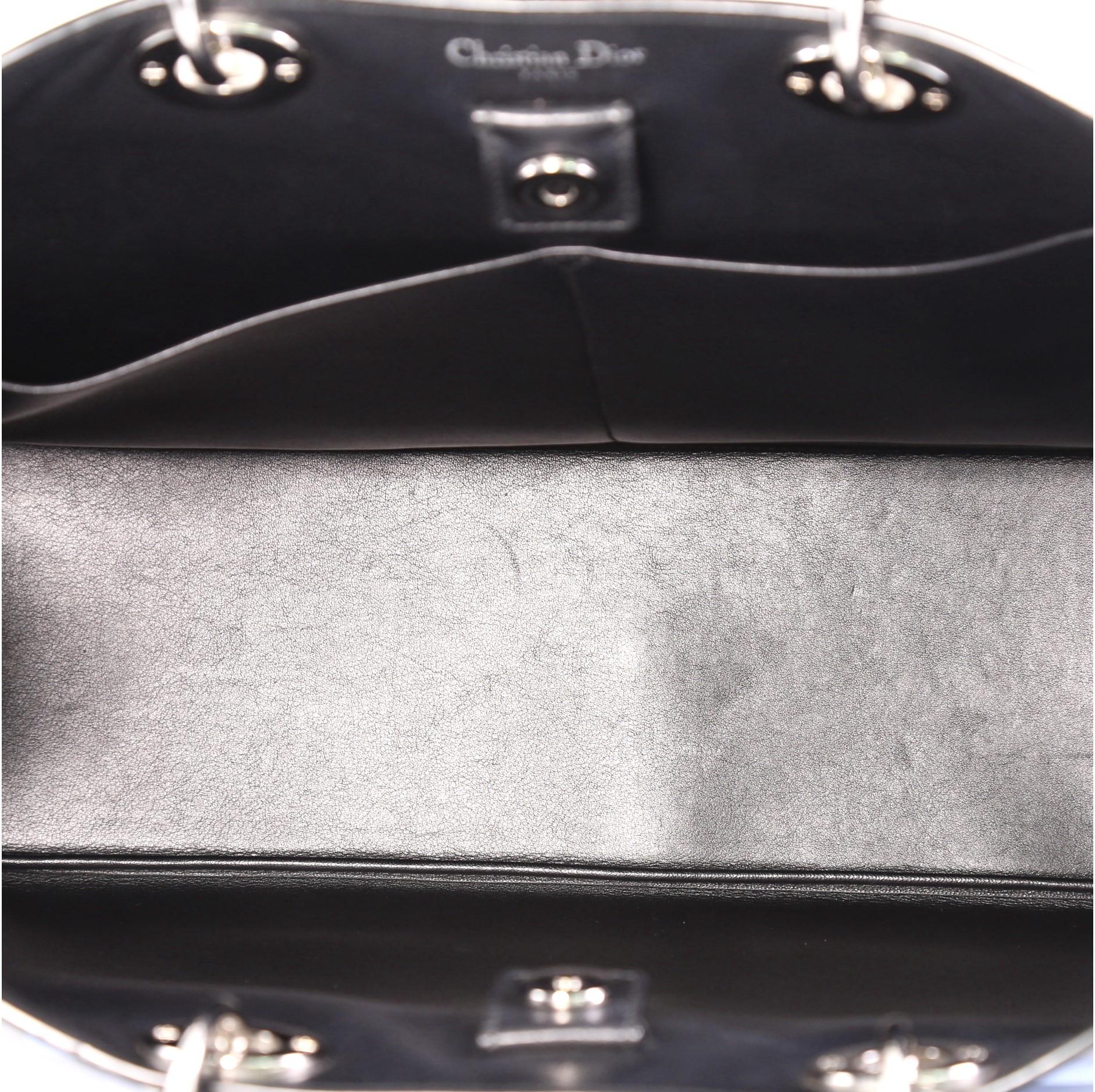 Christian Dior Diorissimo Pocket Tote Leather Large 3