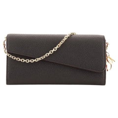 Christian Dior Diorissimo Rencontre Chain Wallet Leather
