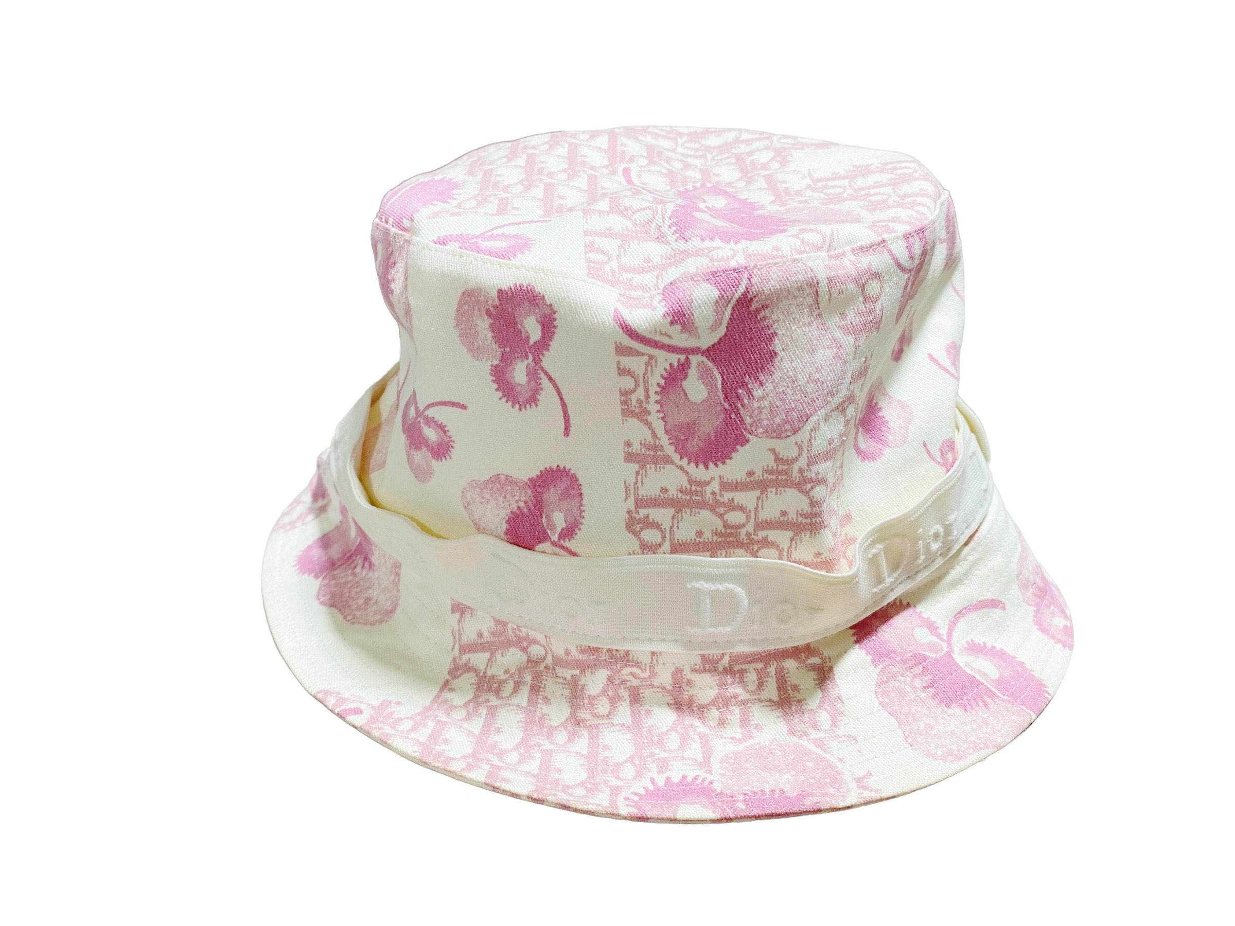 dior bucket hat pink