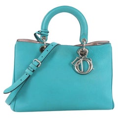 Christian Dior Diorissimo Tote Pebbled Leather Medium
