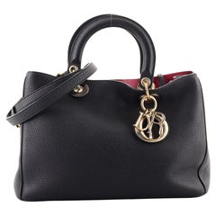 Christian Dior Diorissimo Tote aus gekörntem Leder Medium