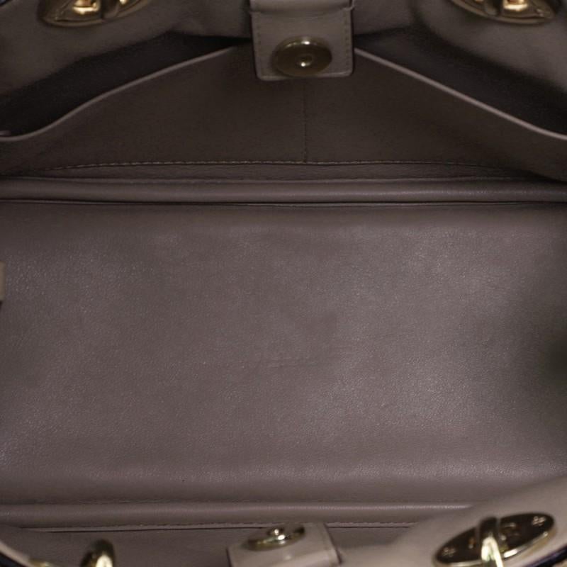 Christian Dior  Diorissimo Tote Pebbled Leather Mini 1