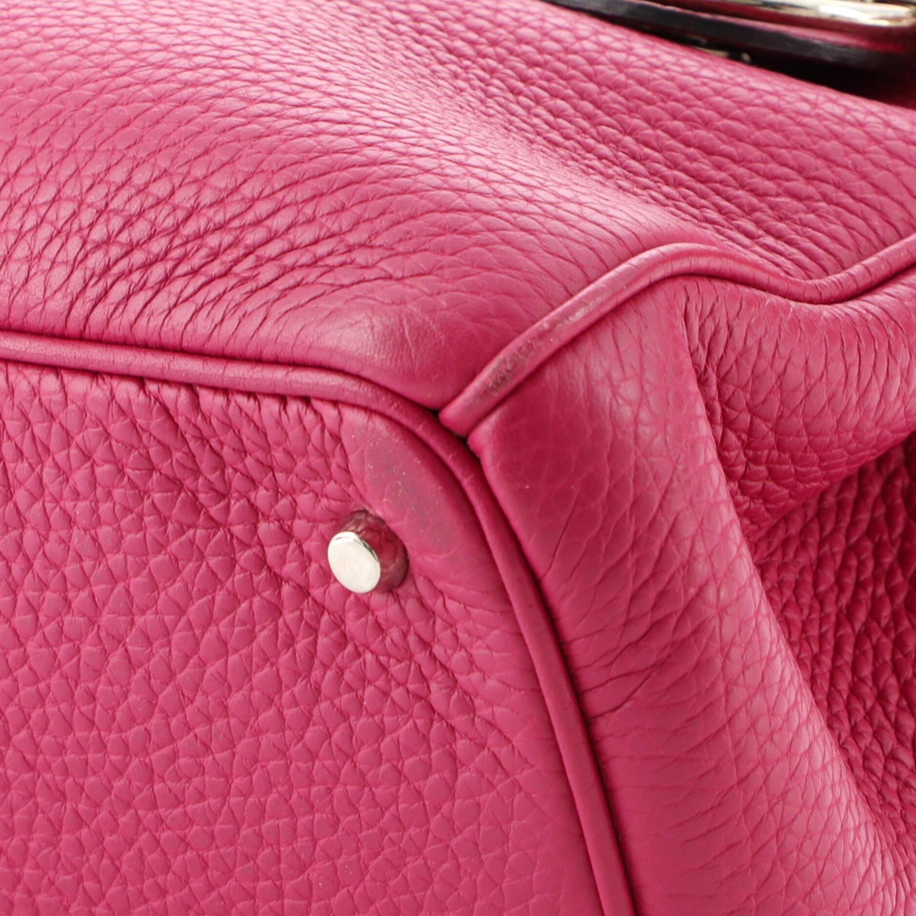Christian Dior Diorissimo Tote Pebbled Leather Mini 2