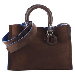 Christian Dior Diorissimo Tote Suede Medium