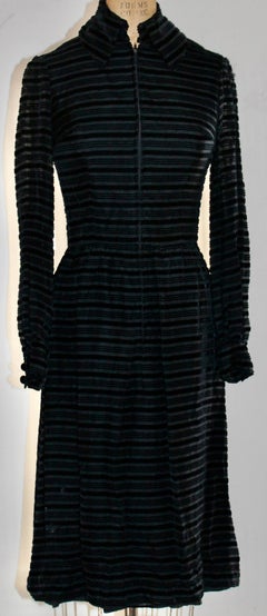 Christian Dior Diorling Schwarzes Samtkleid
