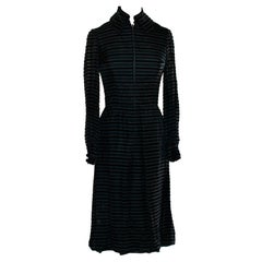 Christian Dior Diorling Schwarzes Samtkleid Christian Dior Diorling Schwarzes Samtkleid