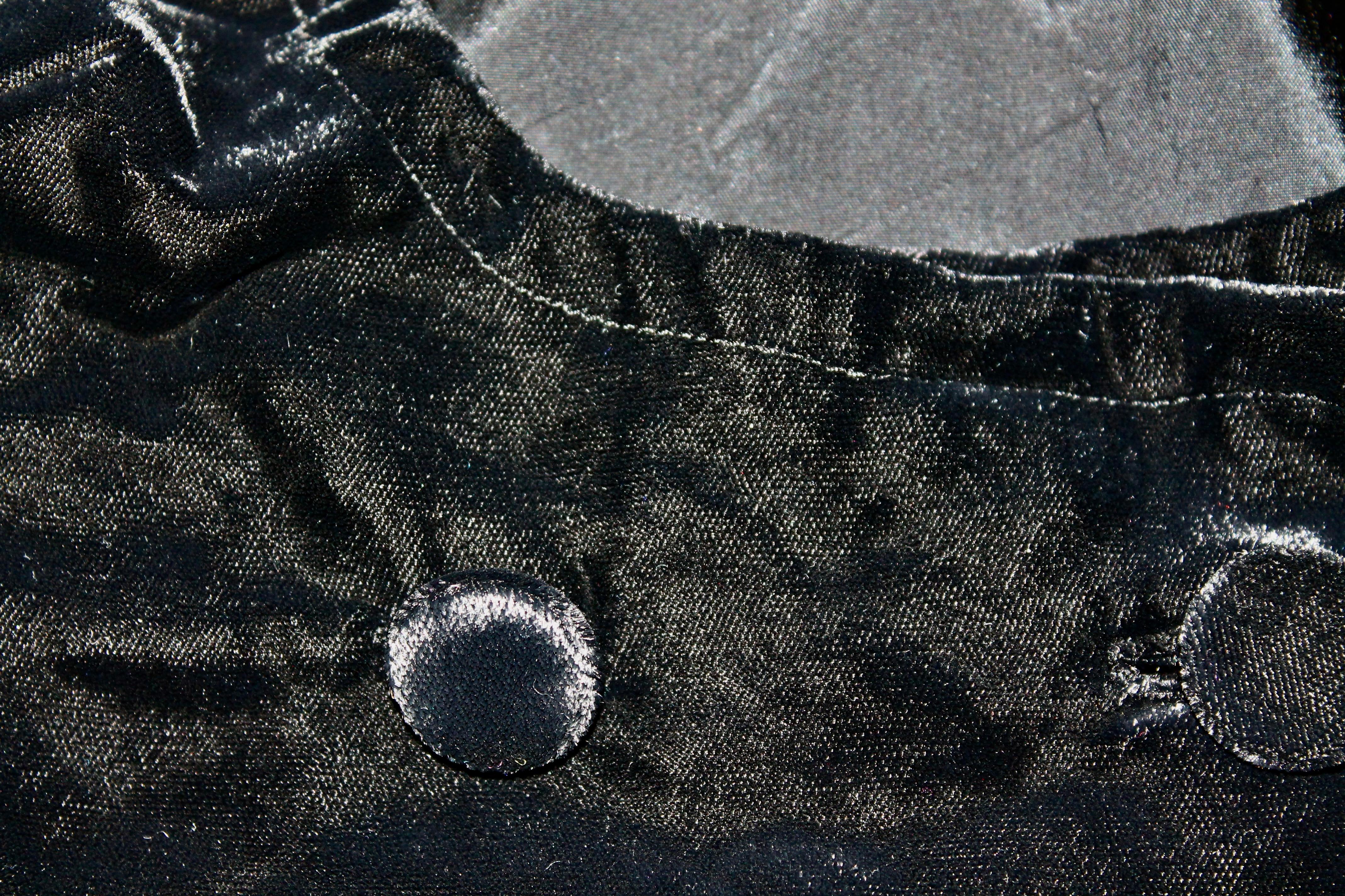 De las mujeres Chaleco de terciopelo negro 