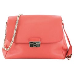 Christian Dior Diorling Shoulder Bag Leather Large