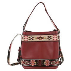 Christian Dior DiorOdeo Hobo Calfskin with Embroidered Detail Small