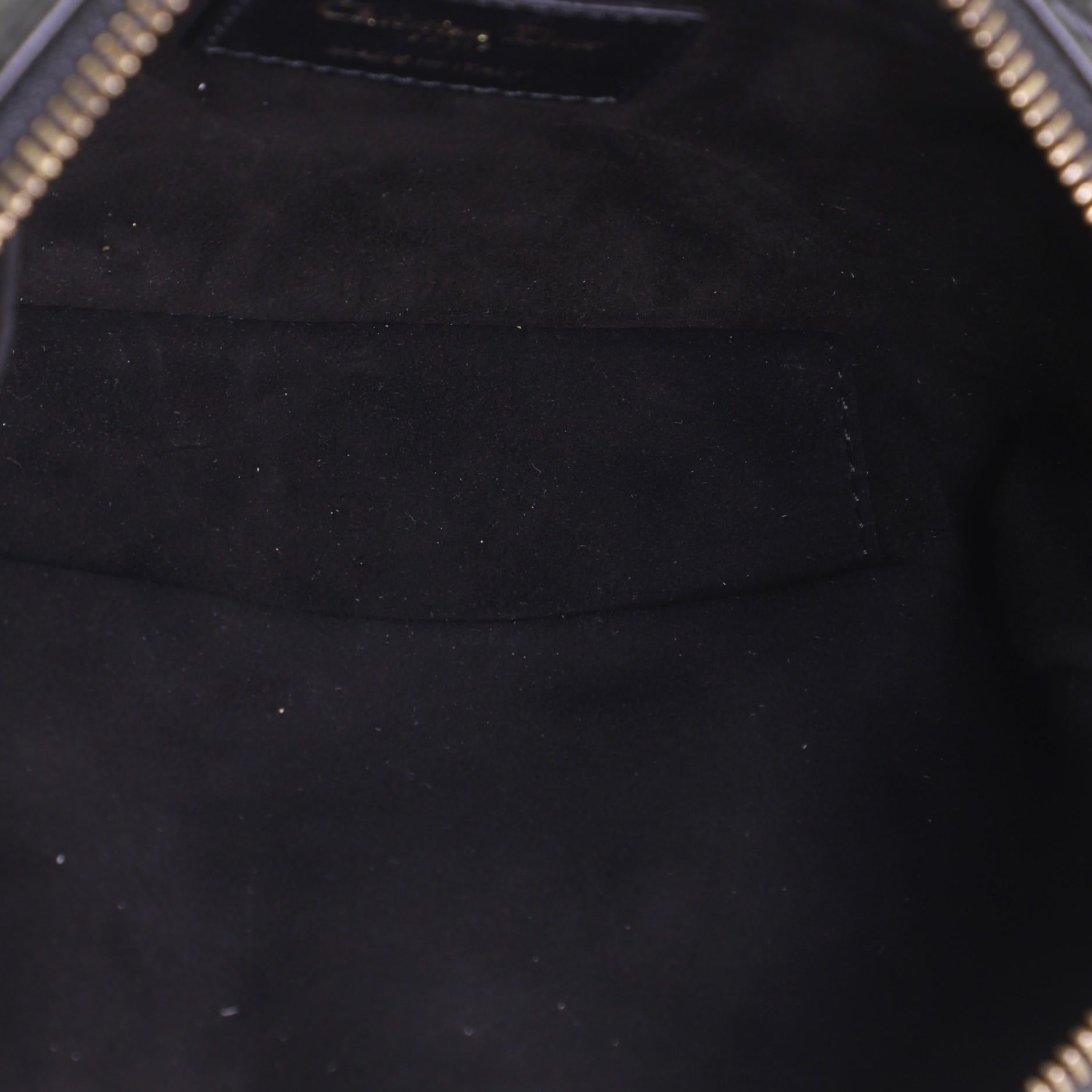 Christian Dior Diorquake Embrague Cannage Acolchado Piel de Cordero Pequeño 1