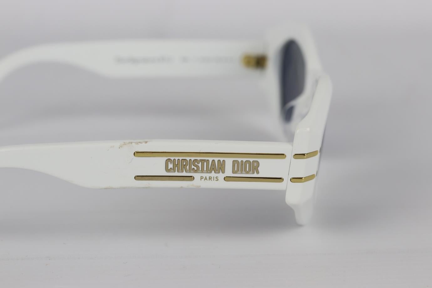 Women's Christian Dior Diorsignature B1u Hexagon Frame Acetate Sunglasses