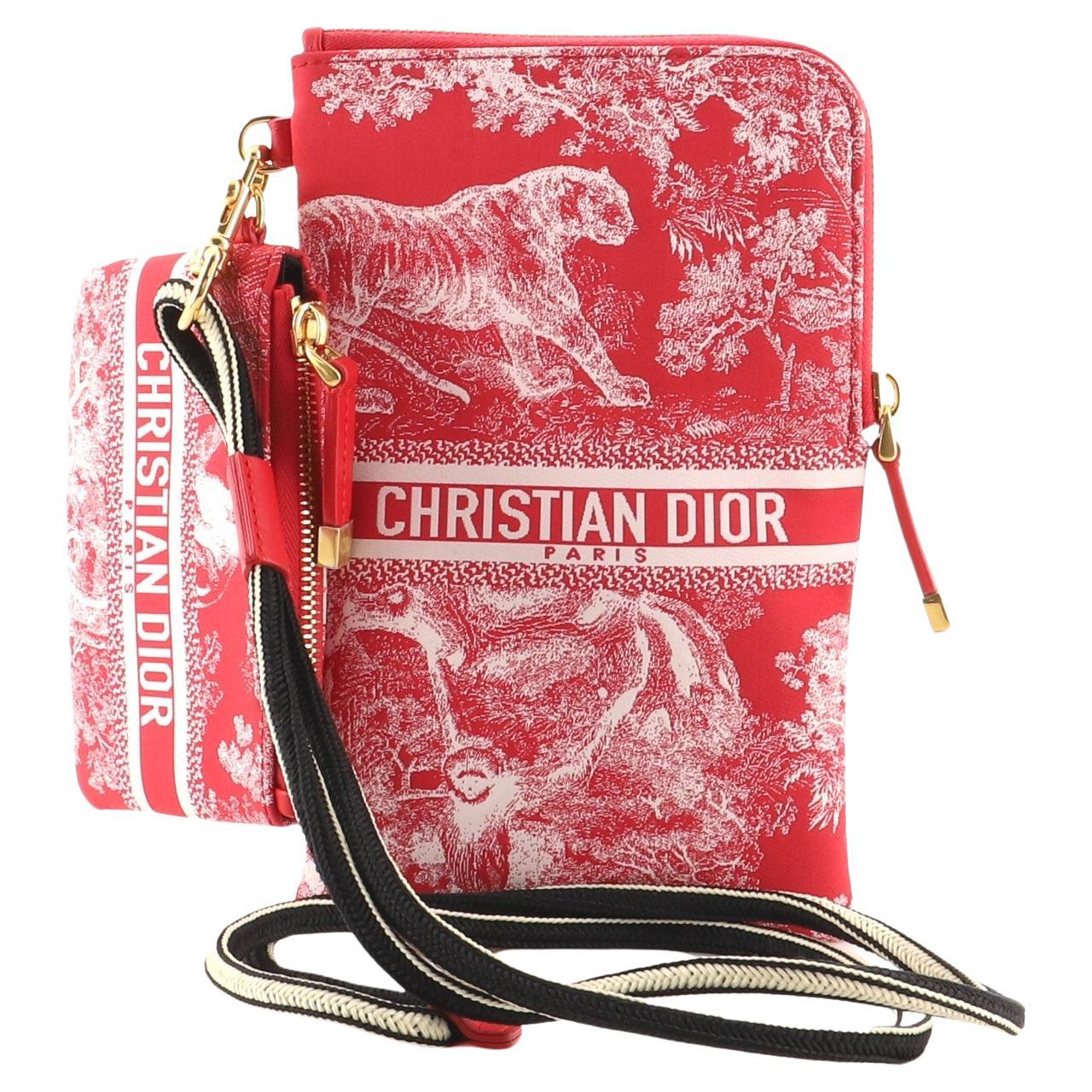 Christian Dior Pattern Print Multifunctional Pouch