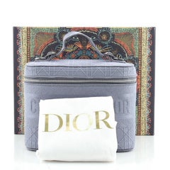Christian Dior DiorTravel Vanity Case Cannage Embroidered Canvas